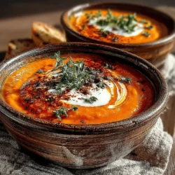 Maple Roasted Carrot & Parsnip Soup