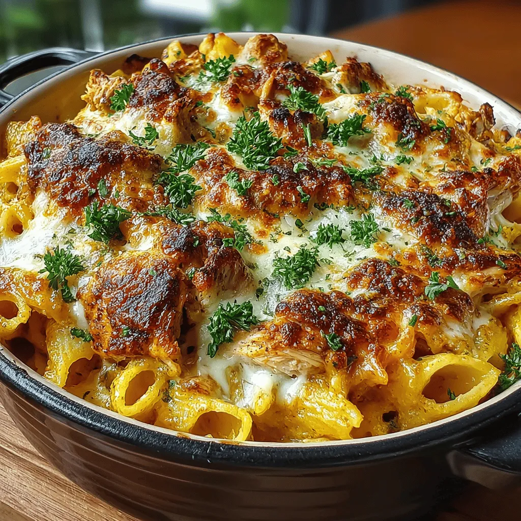 As the leaves turn golden and the air becomes crisp, there's nothing quite like the comforting embrace of a warm, creamy pasta dish. One standout recipe that captures the essence of autumn is the Creamy Pumpkin Chicken Pasta Bake. This dish not only brings together the rich, nutty flavor of pumpkin with tender chicken and perfectly cooked pasta, but it also serves as a hearty meal that can easily feed a family or impress guests at gatherings.