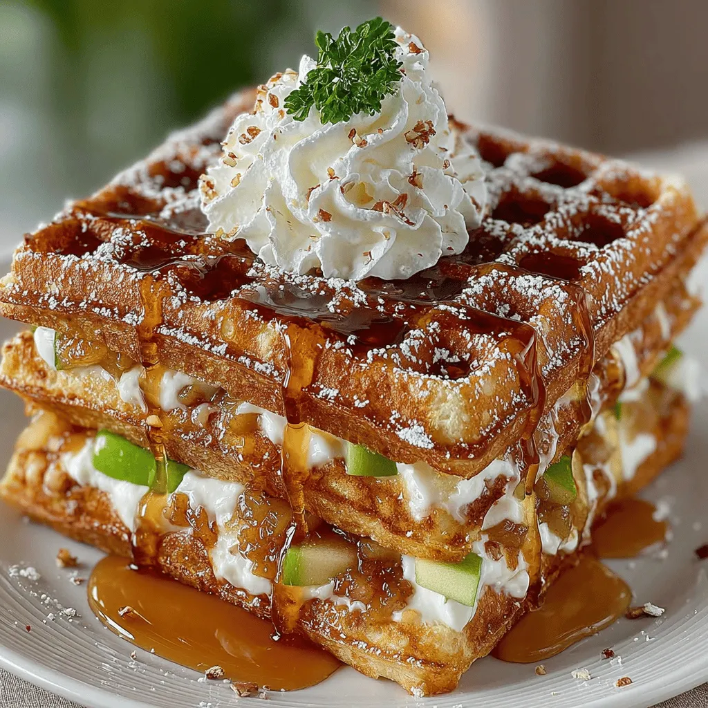 Breakfast is often hailed as the most important meal of the day, yet it can sometimes feel routine or mundane. Exploring new ways to enjoy breakfast can transform a typical morning into a delightful experience. One such innovative dish that combines creativity with comfort is the Apple Waffle Sandwich Stacks. This recipe marries the delightful crunch of homemade waffles with the sweet and tart nuances of caramelized apples, resulting in a dish that is not only visually appealing but also bursts with flavor and texture.
