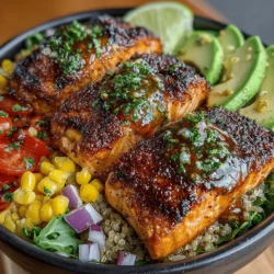 Spicy Cajun Blackened Salmon Bowls: A Deliciously Healthy Meal