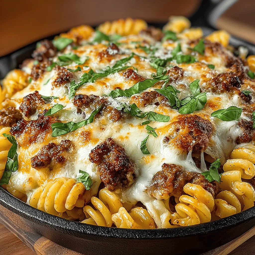 Delve into the comforting world of casseroles with our Cheesy Italian Sausage Pizza Casserole. This delightful dish brings the beloved flavors of pizza directly to your dinner table, transforming it into a heartwarming meal that is sure to satisfy. Combining the savory essence of Italian sausage, the heartiness of pasta, and the creaminess of cheese, this casserole is not only a feast for the stomach but also a treat for the palate. Ideal for family dinners or gatherings with friends, it encapsulates the joy of sharing a comforting meal.
