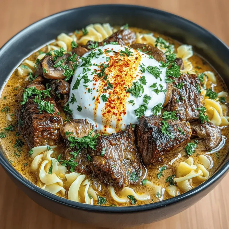 When it comes to comfort food, few dishes can rival the heartwarming appeal of beef stroganoff. This Savory Slow Cooker Creamy Beef Stroganoff takes the classic recipe to new heights by combining rich flavors and a creamy texture with the convenience of a slow cooker. Ideal for busy weeknights or cozy family dinners, this dish is not only easy to prepare, but it also delivers a satisfying meal that everyone will love.