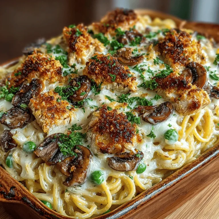 To create the perfect Chicken Tetrazzini, it's essential to gather the right ingredients, each playing a crucial role in contributing to the dish’s signature flavor and texture. Here’s a comprehensive list of what you'll need: