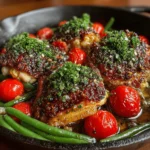 One-Pan Lemon Garlic Herb Chicken Thighs is a delightful dish that combines simplicity and flavor, making it an ideal choice for busy weeknights or when you want to impress guests at a dinner party. This recipe is designed to bring out the vibrant flavors of fresh herbs, garlic, and lemon, while the one-pan method minimizes cleanup time, allowing you to enjoy a wholesome and hearty meal without the hassle. With tender, juicy chicken thighs and colorful vegetables, this dish is not only a feast for the palate but also for the eyes.