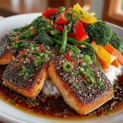 Savory Teriyaki Salmon with Vibrant Stir-Fried Veggies