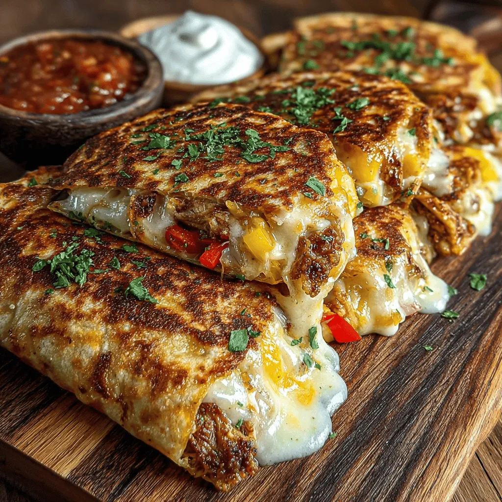 When preparing Cheesy Chicken Quesadillas Delight, one crucial step is ensuring that the filling is evenly distributed within the tortilla. To achieve this, start by placing a generous amount of the chicken and cheese mixture in the center of the tortilla, leaving a margin of about an inch around the edges. This margin is essential for folding and sealing the quesadilla without spilling the filling.