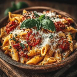 One-Pot Creamy Tomato Basil Pasta Recipe