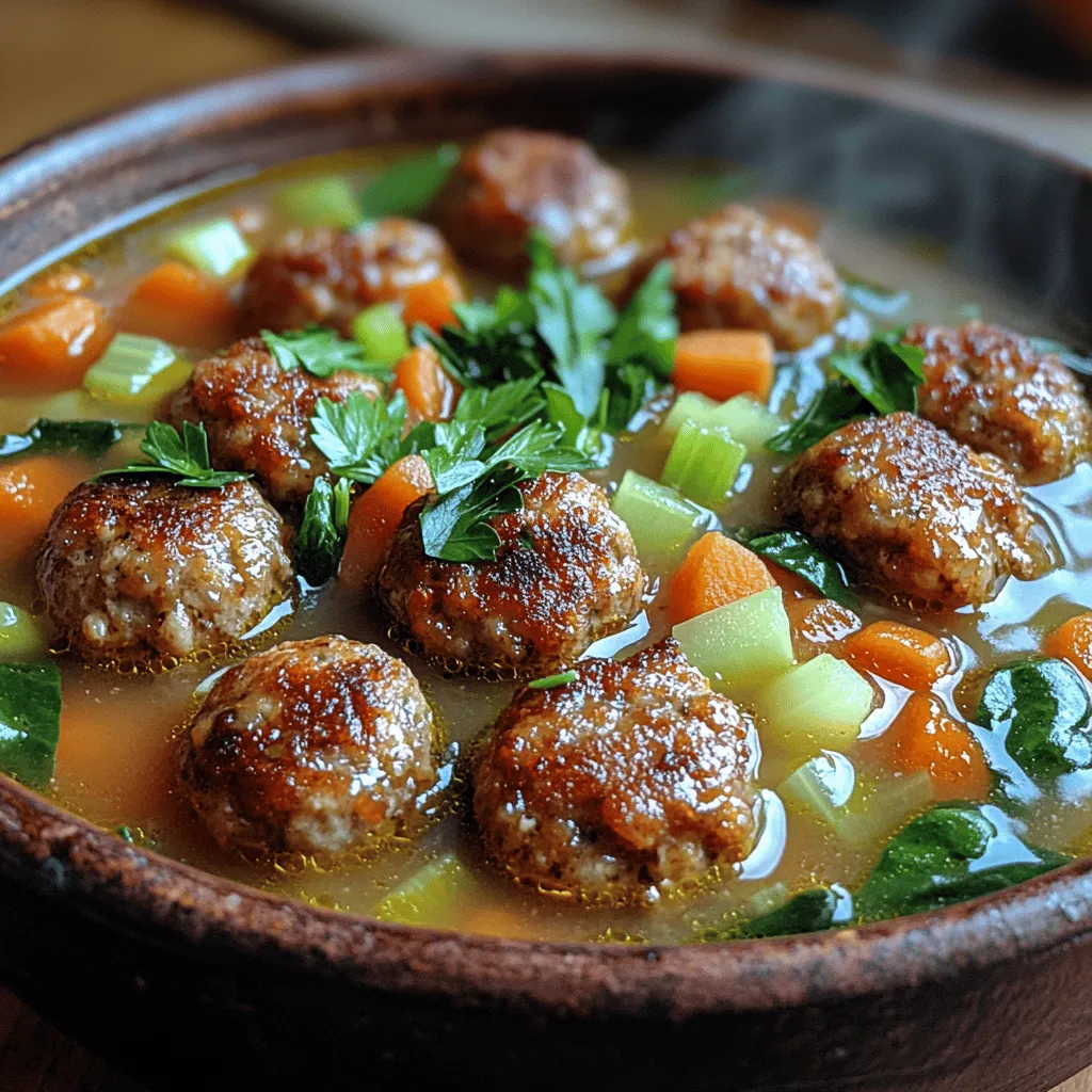 As the leaves turn vibrant shades of orange and gold and the temperature begins to drop, there's a comforting ritual that many of us look forward to: warming up with a hearty bowl of soup. Soup has a unique ability to evoke feelings of coziness and nostalgia, making it a beloved staple during the colder months. The rich aromas filling the kitchen as a pot simmers on the stove can instantly transport us to our childhood, where family gatherings and home-cooked meals shaped our love for food. Among the myriad of soup options available, one recipe stands out for its balance of flavor, nutrition, and satisfaction: Cozy Savory Turkey Meatball Soup.