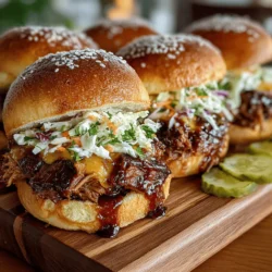 Pulled pork sandwiches are a cherished staple in American cuisine, known for their mouthwatering taste and satisfying texture. This dish has gained immense popularity across the nation, particularly in the Southern states, where barbecue culture thrives. The Smoky Sweet Slow Cooker BBQ Pulled Pork Sandwiches take this beloved dish to new heights, combining rich flavors with the convenience of slow cooking.