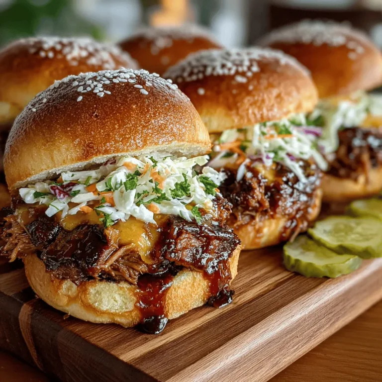 Pulled pork sandwiches are a cherished staple in American cuisine, known for their mouthwatering taste and satisfying texture. This dish has gained immense popularity across the nation, particularly in the Southern states, where barbecue culture thrives. The Smoky Sweet Slow Cooker BBQ Pulled Pork Sandwiches take this beloved dish to new heights, combining rich flavors with the convenience of slow cooking.