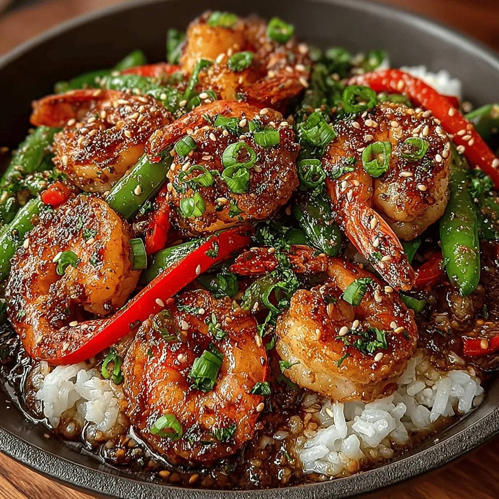 When it comes to quick and delicious weeknight meals, few dishes can compete with a shrimp stir-fry. The Sweet & Savory 30-Minute Honey Garlic Shrimp Stir-Fry combines succulent shrimp with a mouthwatering glaze that balances the sweetness of honey and the umami richness of soy sauce. This dish not only tantalizes the taste buds but also offers a vibrant array of colors and textures thanks to the fresh vegetables that accompany it. With a total cooking time of just 30 minutes, this recipe is a lifesaver for busy individuals and families looking to whip up something healthy and satisfying without spending hours in the kitchen.