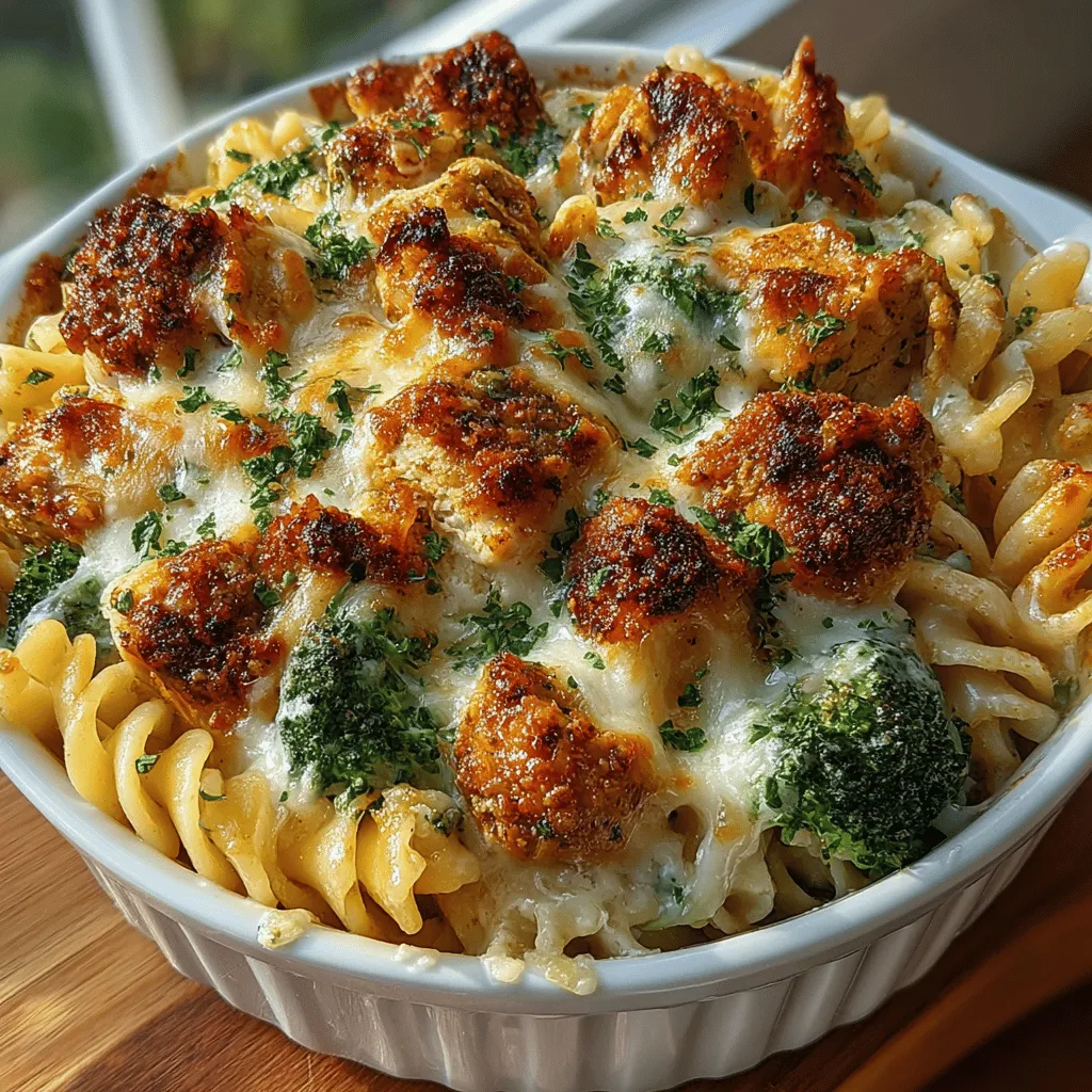 When it comes to hearty, comforting meals, few dishes can rival the Cheesy Dreamy Chicken & Broccoli Alfredo Bake. This delightful casserole is a perfect blend of tender chicken, fresh broccoli, and creamy Alfredo sauce enveloping your choice of pasta, making it an ideal option for family dinners or gatherings. Not only is it a treat for the taste buds, but it also strikes a perfect balance between comfort food and nutrition, appealing to both adults and children alike. The best part? This recipe is straightforward to prepare, using wholesome ingredients that ensure each bite is as satisfying as it is delicious.