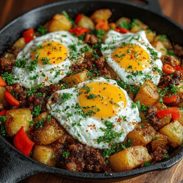 When it comes to comfort food, few dishes can compete with the hearty, satisfying nature of a well-prepared hash. Hearty Savory Sausage and Potato Hash is a perfect example of this culinary tradition, blending savory breakfast sausage, tender potatoes, and a medley of colorful vegetables into a dish that warms the soul. Whether you're starting your day with a robust breakfast, indulging in a leisurely brunch, or enjoying a cozy dinner, this recipe is versatile enough to fit any occasion.