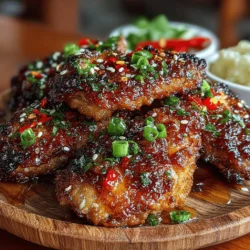Chicken wings have become a staple in the culinary landscape, cherished for their mouthwatering flavors and crispy textures. Whether at a lively gathering, a spirited game night, or a casual family dinner, chicken wings evoke a sense of camaraderie and joy. The versatility of wings allows them to shine in various settings, from backyard barbecues to fancy dinner parties. Among the myriad of wing recipes, "Sweet Heat Delight: Spicy Honey Garlic Chicken Wings" stands out, offering a harmonious blend of sweetness and spice that tantalizes the taste buds.