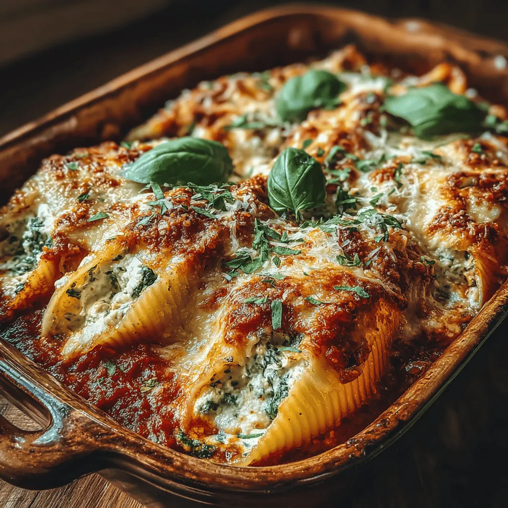 Creamy Spinach and Mushroom Stuffed Shells are a delightful culinary creation that captivates the palate with their rich flavors and comforting textures. This dish combines the robust, earthy taste of sautéed mushrooms and the vibrant freshness of spinach, all enveloped in tender pasta shells and a luscious cheese filling. For vegetarians and pasta enthusiasts alike, these stuffed shells offer a satisfying and wholesome meal that’s as appealing to the eye as it is to the taste buds.