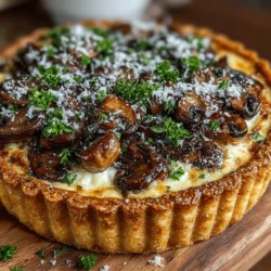Caramelized Onion & Mushroom Quiche