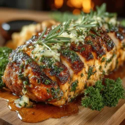 Garlic Herb Roasted Turkey Breast