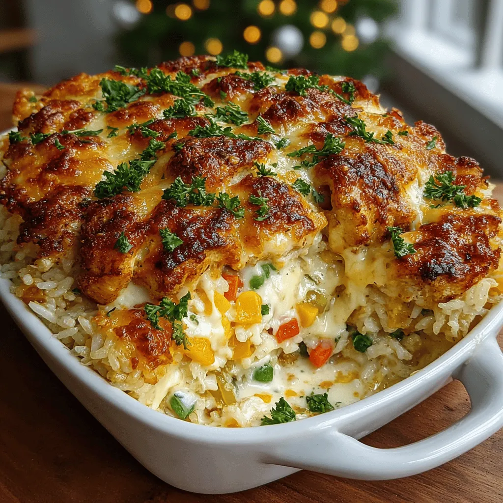 Cheesy Chicken & Rice Delight is not just a meal; it's a comforting embrace on a plate that brings family and friends together. This dish combines tender chicken, creamy cheeses, and wholesome rice, making it an ideal choice for busy weeknights or family gatherings. With its rich flavors and satisfying textures, Cheesy Chicken & Rice Delight has earned a place in the hearts and homes of many. In this article, we will explore the enticing flavors and textures of this delightful recipe, providing you with a step-by-step guide to creating it in your own kitchen. Whether you prefer white rice or brown rice for a healthier twist, this dish can easily be adapted to suit your taste preferences.
