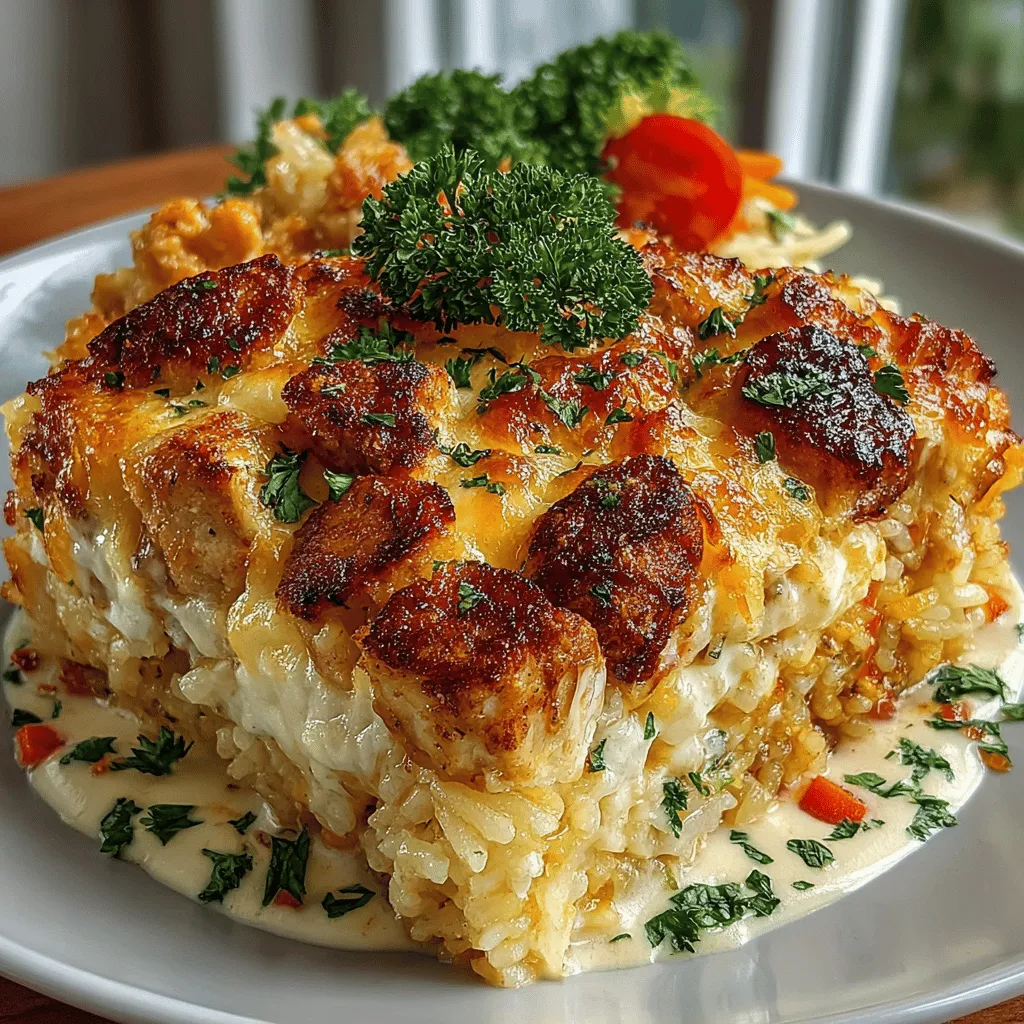 Cheesy Chicken & Rice Delight is not just a meal; it's a comforting embrace on a plate that brings family and friends together. This dish combines tender chicken, creamy cheeses, and wholesome rice, making it an ideal choice for busy weeknights or family gatherings. With its rich flavors and satisfying textures, Cheesy Chicken & Rice Delight has earned a place in the hearts and homes of many. In this article, we will explore the enticing flavors and textures of this delightful recipe, providing you with a step-by-step guide to creating it in your own kitchen. Whether you prefer white rice or brown rice for a healthier twist, this dish can easily be adapted to suit your taste preferences.