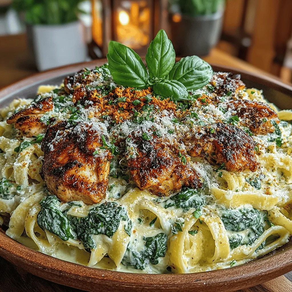 When it comes to comfort food that warms the soul and satisfies the palate, few dishes can compete with a creamy chicken and spinach pasta. This delightful recipe not only encapsulates the essence of home-cooked comfort but also offers a harmonious blend of flavors and textures that make it a go-to choice for any occasion. Whether you're whipping up a quick weeknight dinner or impressing guests at a dinner party, this dish is sure to please. The combination of tender chicken, fresh spinach, and a rich, creamy sauce enveloping perfectly cooked pasta makes for a meal that feels indulgent yet is surprisingly easy to prepare.