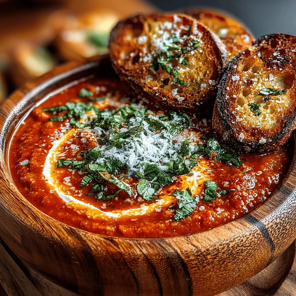 Heavenly Tomato Basil Bliss Soup is a timeless classic that brings warmth and comfort with every spoonful. This delightful soup is not only a staple in many households but also a dish that brings back fond memories of family gatherings and cozy evenings. The rich, vibrant flavors of fresh tomatoes combined with aromatic basil create a symphony of taste that is both satisfying and nutritious. This recipe is versatile, offering a vegan option that allows everyone to enjoy its hearty goodness. Made with fresh ingredients, this soup is a healthy choice packed with vitamins and minerals.
