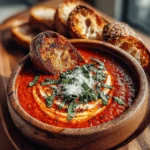 Heavenly Tomato Basil Bliss Soup is a timeless classic that brings warmth and comfort with every spoonful. This delightful soup is not only a staple in many households but also a dish that brings back fond memories of family gatherings and cozy evenings. The rich, vibrant flavors of fresh tomatoes combined with aromatic basil create a symphony of taste that is both satisfying and nutritious. This recipe is versatile, offering a vegan option that allows everyone to enjoy its hearty goodness. Made with fresh ingredients, this soup is a healthy choice packed with vitamins and minerals.