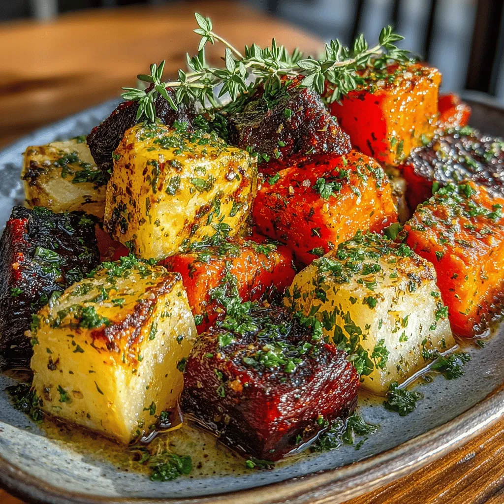 Roasted root vegetables are a staple of seasonal cooking, bringing warmth and comfort to any table. Their natural sweetness and hearty texture make them an ideal choice for healthy meals, especially during the cooler months. The Balsamic Bliss recipe elevates simple root vegetables by combining them with balsamic vinegar, olive oil, and fresh herbs, creating a dish that bursts with flavor and nutrition. This delightful medley not only highlights the individual flavors of each vegetable but also offers a wholesome, satisfying option for any meal.