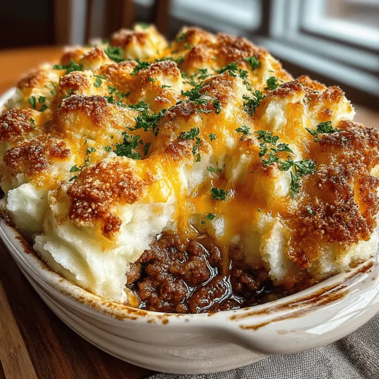 When it comes to comfort food, few dishes can rival the warm embrace of a well-made Shepherd's Pie. This hearty meal, with its rich filling and creamy mashed potato topping, has become a beloved staple in kitchens around the world. Shepherd's Pie serves not only as a satisfying dish but also as a reminder of home-cooked meals shared with family. It's the kind of food that evokes feelings of warmth and nostalgia, making it the perfect choice for a cozy dinner on a chilly evening.