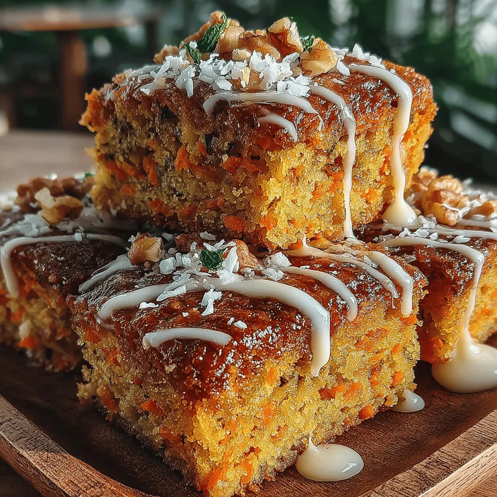 Carrot cake has long been a beloved classic, cherished for its moist texture and delightful blend of spices. This timeless dessert has earned its place in the hearts of many, often associated with celebrations and gatherings. Yet, if you’re looking to elevate this traditional treat, our Maple Glazed Carrot Cake Bars offer a modern twist that’s both scrumptious and visually appealing. These bars are not just a sweet indulgence; they also bring together wholesome ingredients that make them a guilt-free option for dessert lovers.