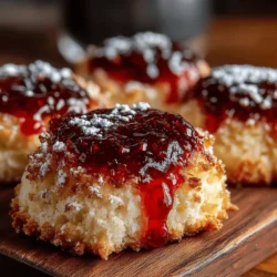 Welcome to the delightful world of Sweet Raspberry Thumbprint Cookies, an enchanting treat that perfectly balances buttery cookie goodness with the bright, tart sweetness of raspberry jam. These cookies are not just a feast for the taste buds; their charming appearance makes them an attractive addition to any dessert table. What makes them even more appealing is their simplicity—perfect for bakers of all skill levels, these cookies can be whipped up for any occasion, from cozy family gatherings to festive celebrations.