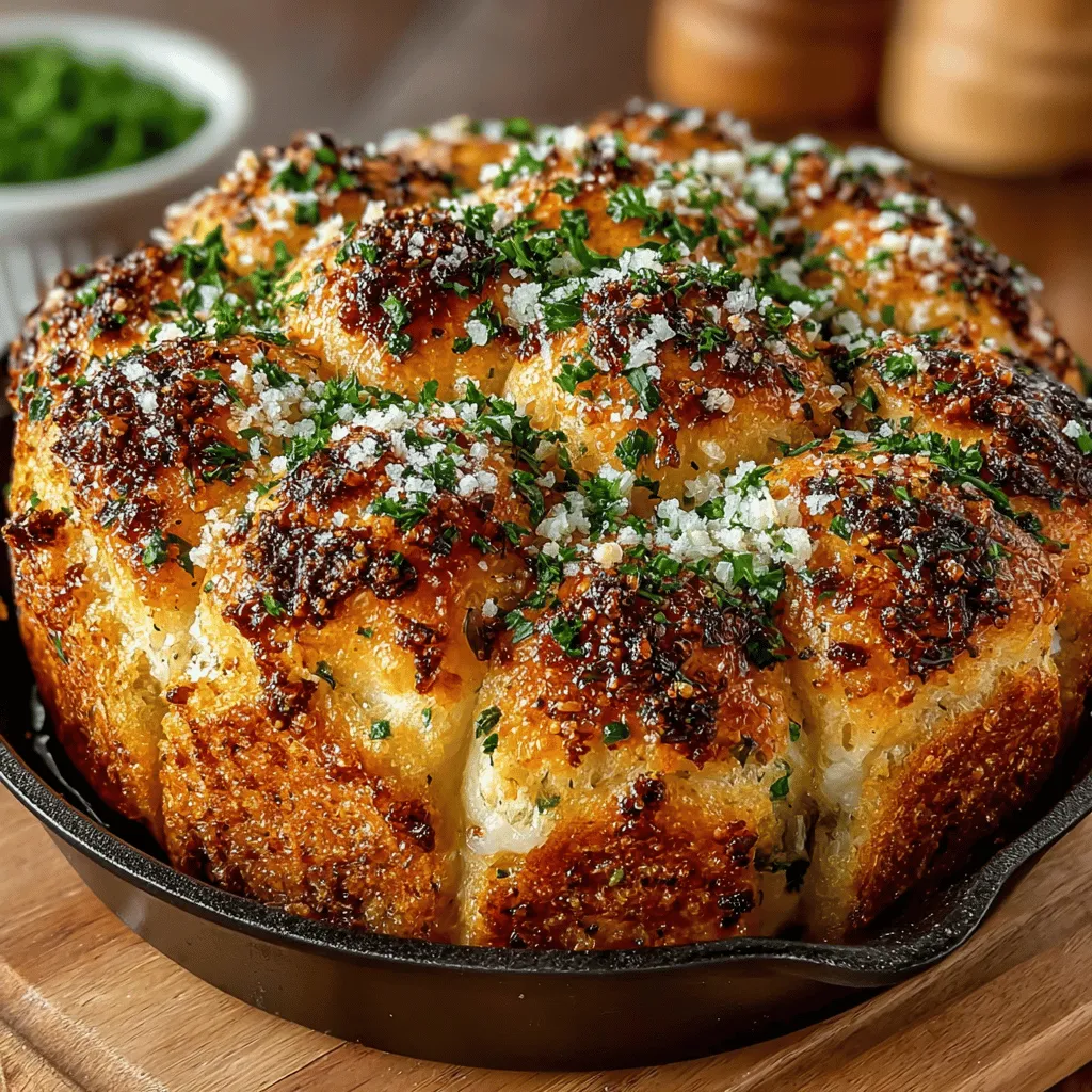 There’s an irresistible sensory experience that comes with fresh-baked bread. The moment you pull a tray of Cheesy Garlic Bliss Pull-Apart Rolls from the oven, you’re greeted with an intoxicating aroma that fills the air, inviting everyone to the table. The texture of these rolls is light and airy on the inside, while the outside is golden and slightly crispy, creating a delightful contrast that enhances every bite.