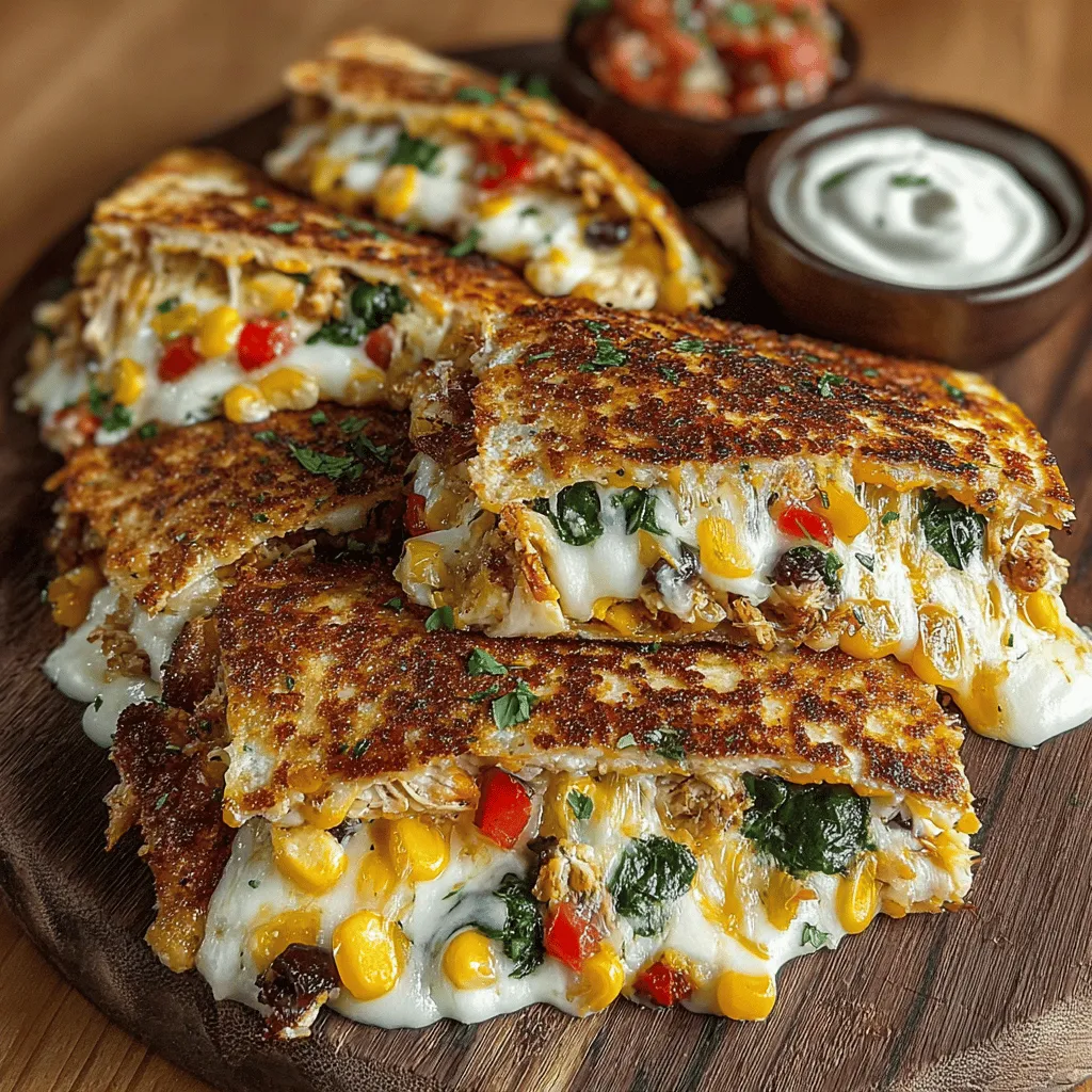 Taco seasoning is a cornerstone of flavor in many Mexican-inspired dishes, including our colorful crunch chicken quesadillas. A well-balanced taco seasoning blend typically includes spices like cumin, paprika, chili powder, garlic powder, and onion powder. This combination not only enhances the chicken's flavor but also adds depth and warmth to the overall dish. The seasoning works by infusing the meat with a robust taste that complements the freshness of the vegetables and the creaminess of the cheese. When using taco seasoning, be sure to adjust the quantity based on your spice preference; a little can go a long way in transforming your quesadillas into a flavor-packed experience.