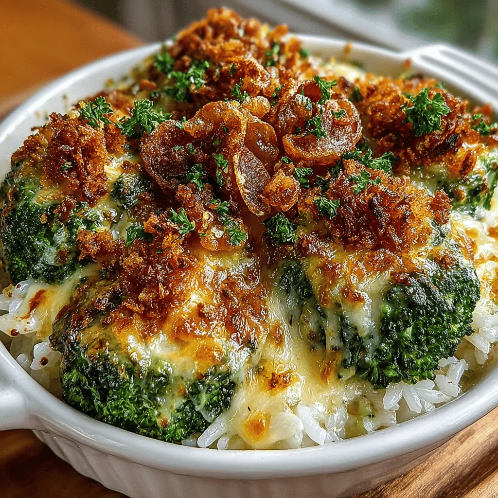 When it comes to comfort food, few dishes can compete with the warm, inviting flavors of a cheesy broccoli and rice casserole. This dish is not just a staple of family dinners; it’s a heartwarming blend of textures and flavors that appeals to both kids and adults alike. The creamy richness of cheese melded with tender, vibrant broccoli and perfectly cooked rice creates a satisfying experience that’s hard to resist. Whether you’re seeking a side dish for a holiday gathering or a hearty main course for a weeknight meal, this casserole shines in versatility and taste.