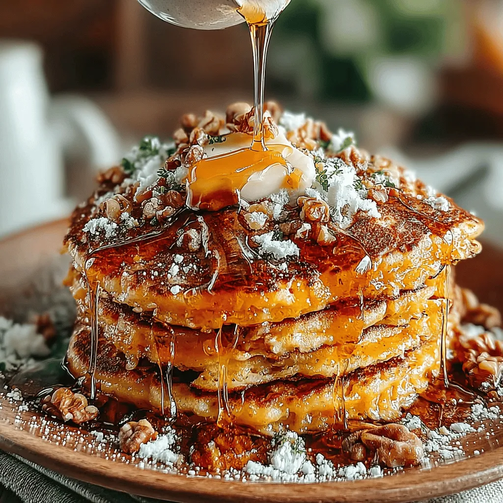 - 1 cup all-purpose flour - 1 tablespoon baking powder - 1 teaspoon ground cinnamon - 1/2 teaspoon ground nutmeg - 1/2 teaspoon ground ginger - 1/4 teaspoon ground cloves - 1/4 teaspoon salt - 1 cup pumpkin puree (canned or homemade) - 1/2 cup milk - 2 large eggs - 1/4 cup brown sugar - 1 teaspoon vanilla extract - 2 tablespoons butter (melted), plus more for cooking - Optional toppings: chopped walnuts, pecans, and maple syrup