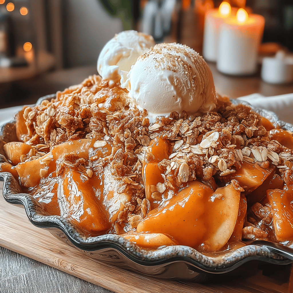 As the crisp autumn air settles in and the leaves begin to transform into a mosaic of warm colors, there's nothing quite like a comforting dessert to celebrate the season. Enter the "Slow Cooker Pumpkin Spice Apple Crisp Delight" – a perfect fusion of fall flavors that will make your kitchen smell heavenly and your taste buds sing.